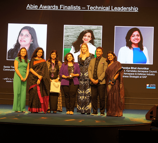 Anita Borg Impact Awards Stage
